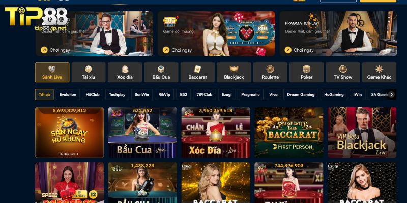 Những tựa game casino hot hit