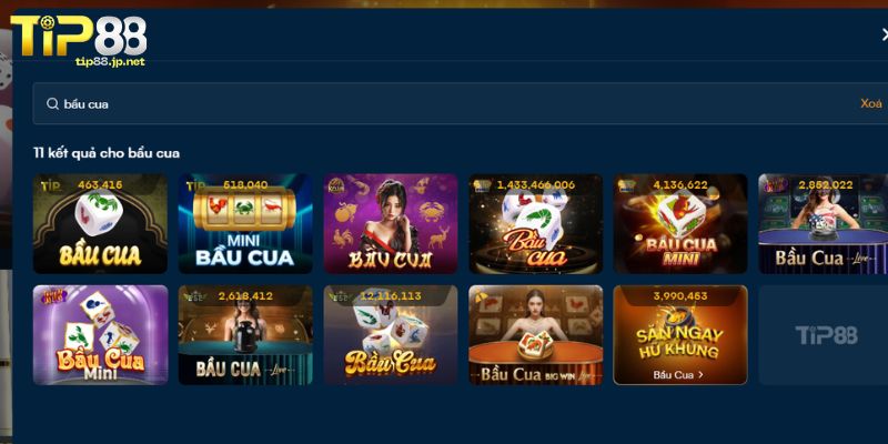 Các phiên bản cược Bầu Cua người chơi phải thử tại TIP88 