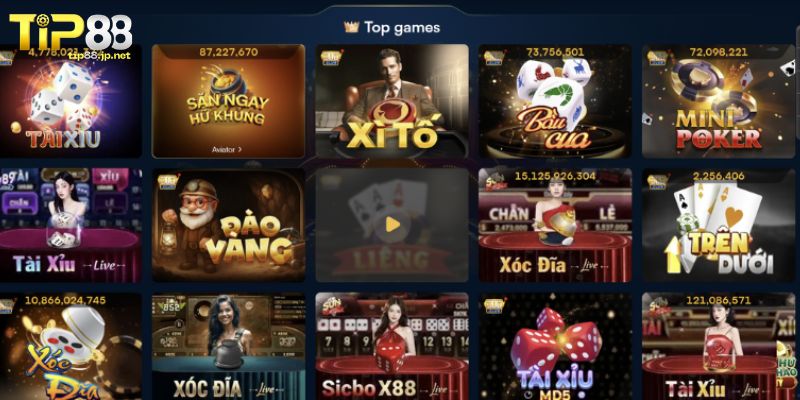 Đánh giá TIP88 từ chất lượng trò chơi giải trí