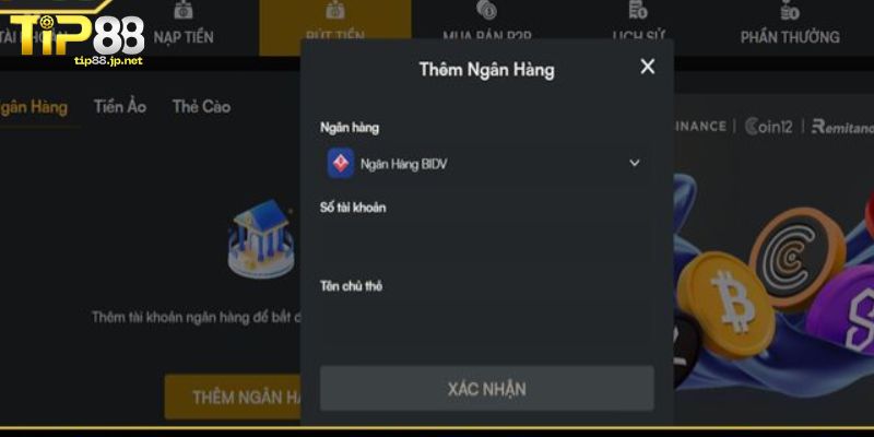 Điều kiện quan trọng để rút tiền TIP88