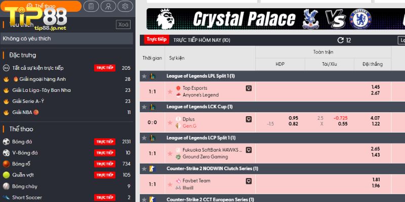 E-Sports TIP88 - Cá Cược Thể Thao Điện Tử Đỉnh Cao 2026 E-Sports BTI được đánh giá là chuyên nghiệp nhất tại TIP88
