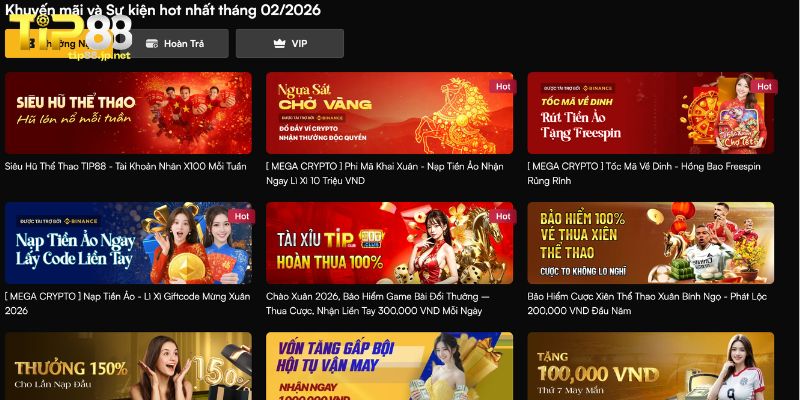 Tìm hiểu về khuyến mãi TIP88 hiện nay