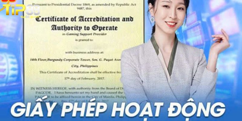 Vai trò khi TIP88 sở hữu giấy phép hoạt động 